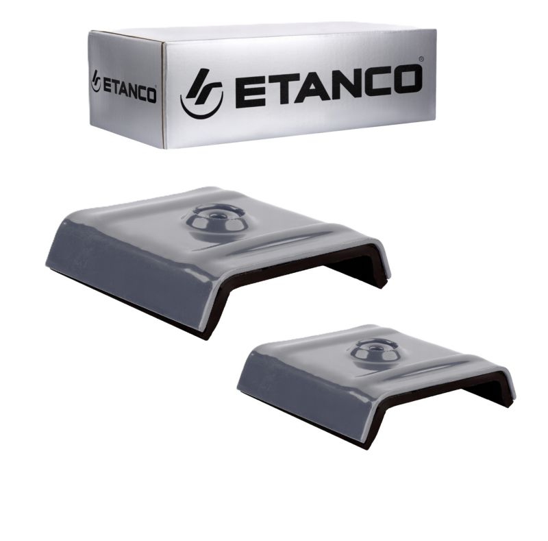 Kaloty Etanco aluminiowe do płyt warstwowych 30 mm RAL 9006 100szt