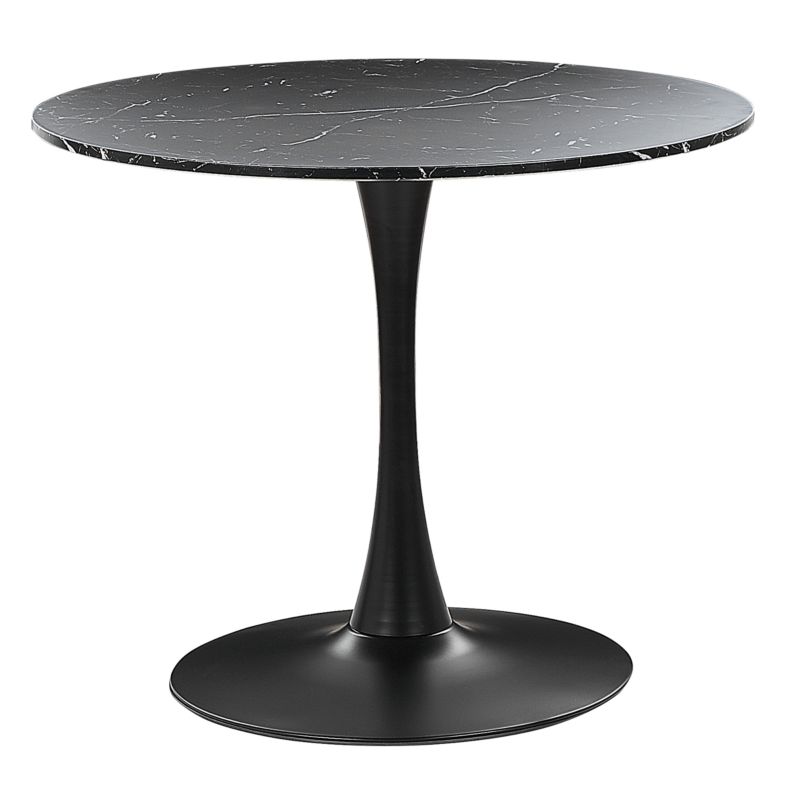 Stół do jadalni Boca Czarny marmur 90 cm 90 cm 1 szt.