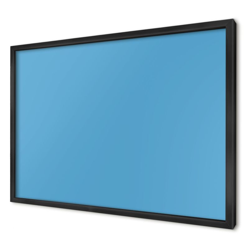 Tablica magnetyczna do salonu Wallfluent 60x40 Błękit wody w czarnej ramie 1szt