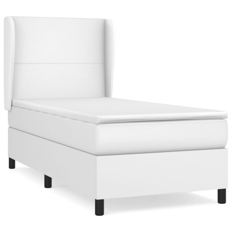 Łóżko kontynentalne WaszeMeble 100x200 cm białe WM-3128896 1 szt.