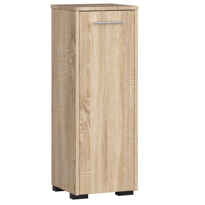 Szafka łazienkowa Akord Fin Dąb Sonoma 30 cm 1 drzwi kolor Dąb Sonoma mat 2 półki 30x30x82 cm 1 szt.