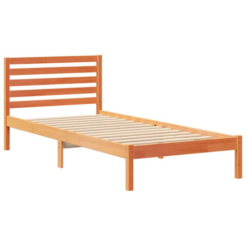 Łóżko drewniane WaszeMeble 90x210 cm brązowy WM-872307 1 szt.