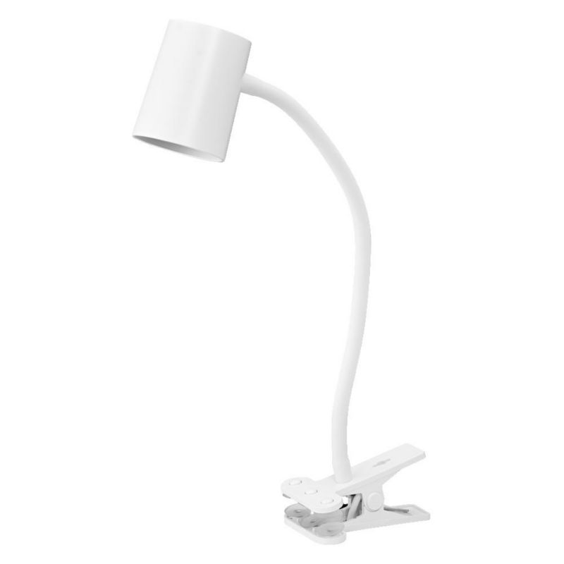 Lampa Biurkowa Osram Office Line Szkolna Oprawa Stołowa Kreślarska na Klips Regulowana GU10 Biały 1 szt.