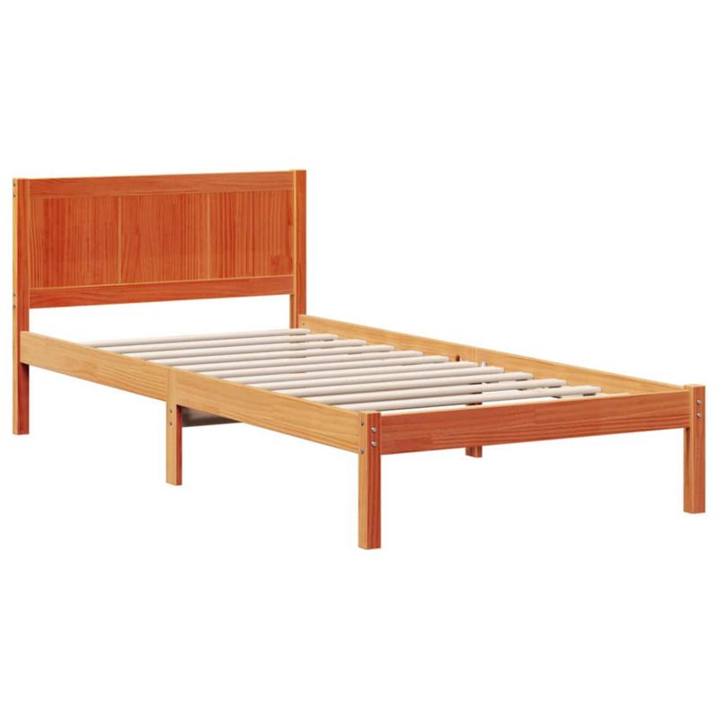 Rama łóżka WaszeMeble 80x200 cm Brązowy sosna WM-872205 1 szt.