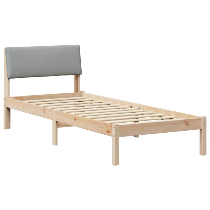 Łóżko Drewniane WaszeMeble 80x200 cm Brązowe WM-878569 1 szt.