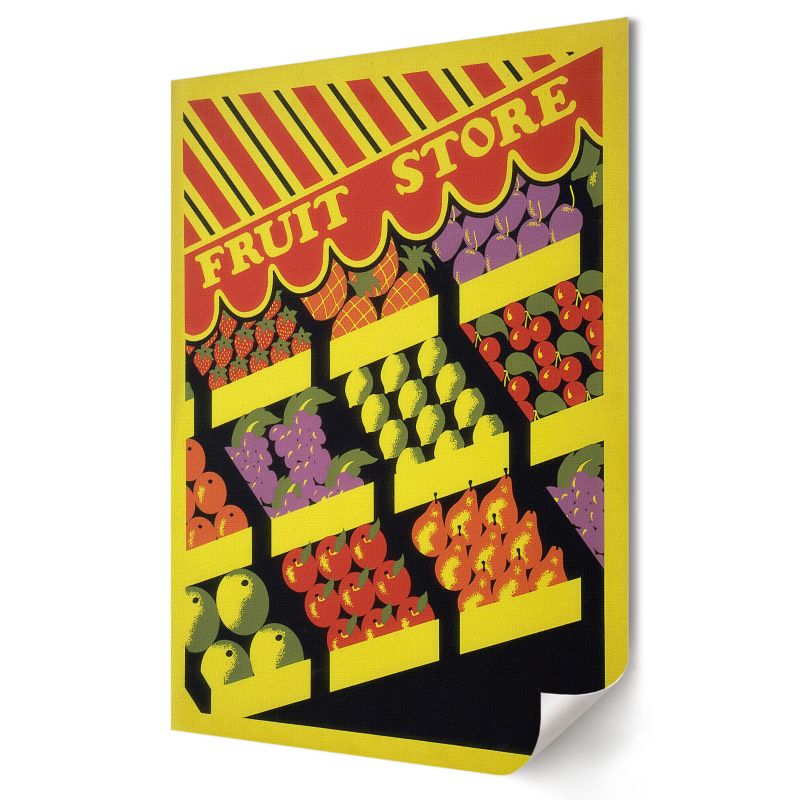 Plakat na płótnie Wallfluent Format A1 Sklep z owocami Program Federal Art Project 1 szt.