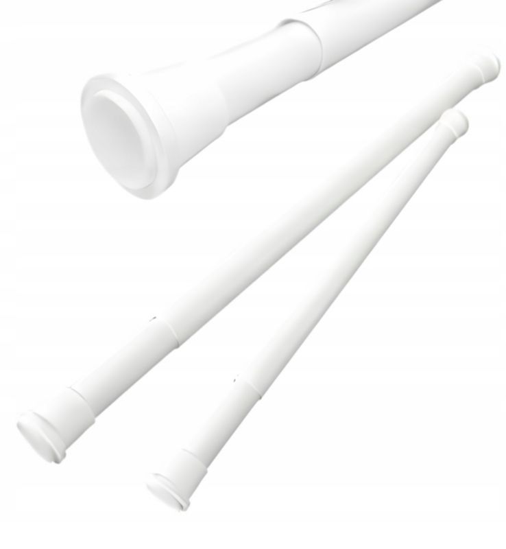 Drążek prysznicowy do zasłon Estiva rozporowy 75-120 cm biały 22 mm 1 szt.
