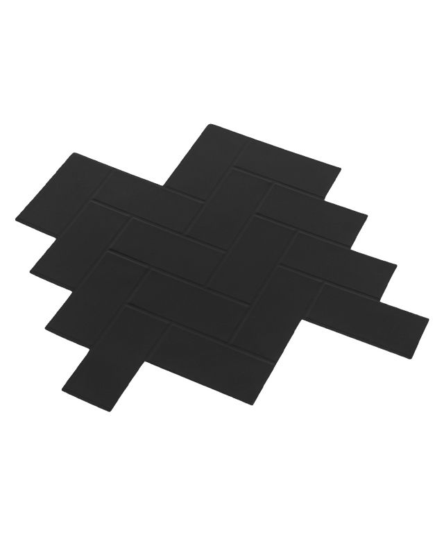 Kafelki ścienne samoprzylepne płytki Mazovia 30,5 x 30,5 cm odporne na zachlapania, geometryczne Czarne 10 szt.
