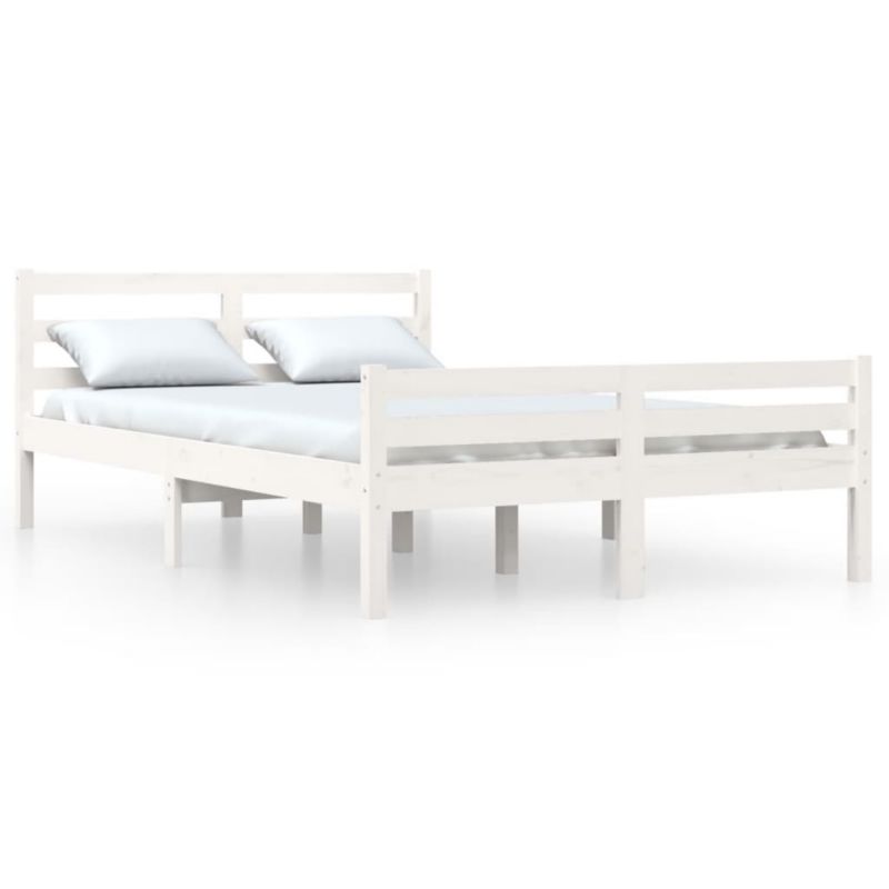 Łóżko drewniane WaszeMeble 150x200 cm biała WM-814825 1 szt.