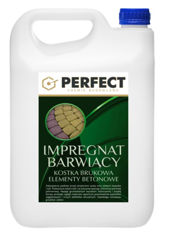 Impregnat Perfect barwiący 5 L Szary do kostki brukowej betonu - 1szt.