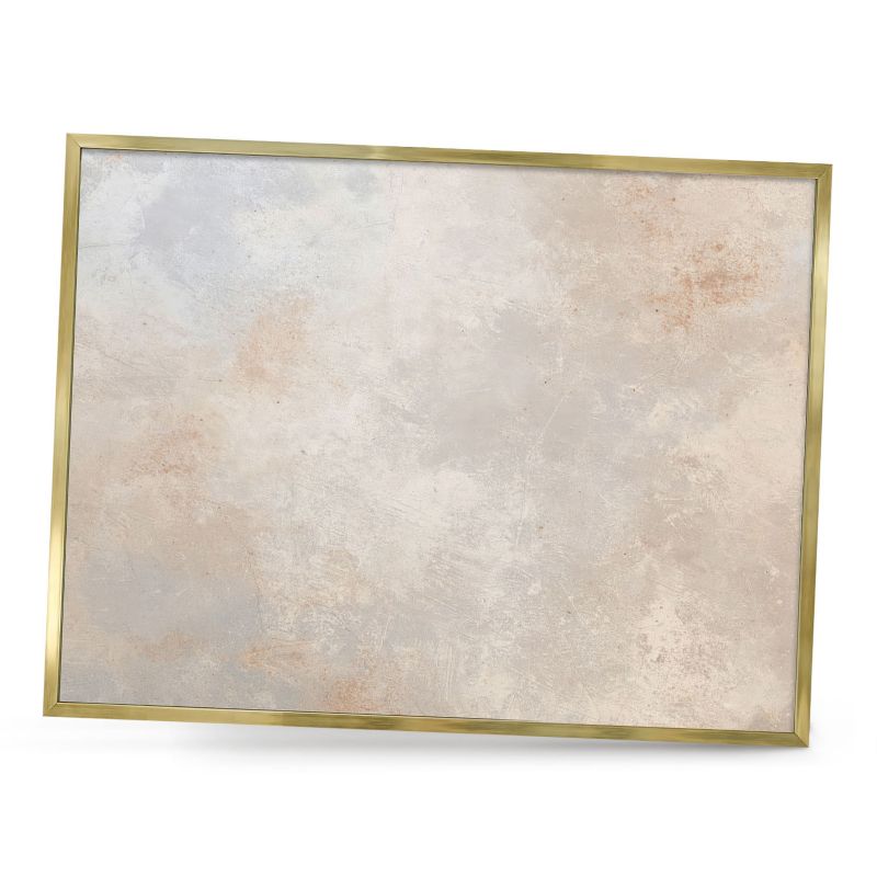 Tablica magnetyczna do salonu ArtPrintCave 80x60 Neutralne tło w złotej ramie 1szt