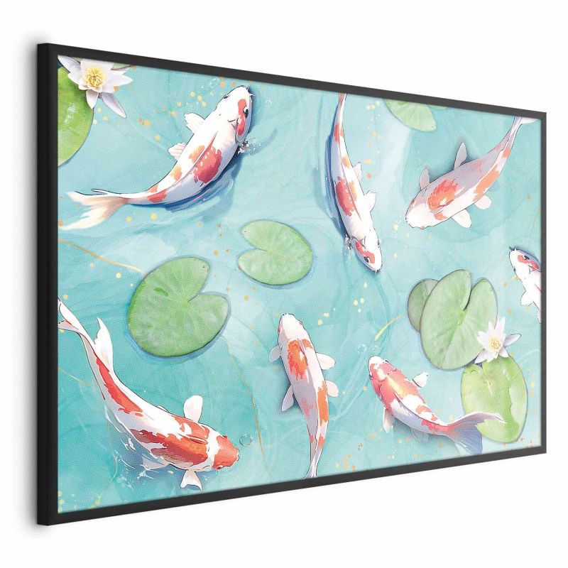 Plakat Artgeist Staw w Japonii 30x21 cm z ramą czarną 1 szt