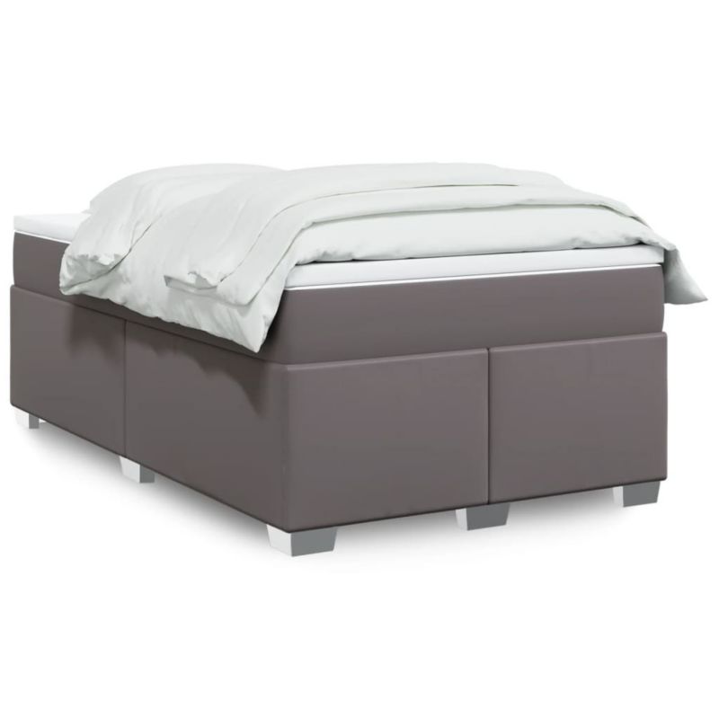 Łóżko kontynentalne WaszeMeble 120x190 cm szare WM-3285203 1 szt.
