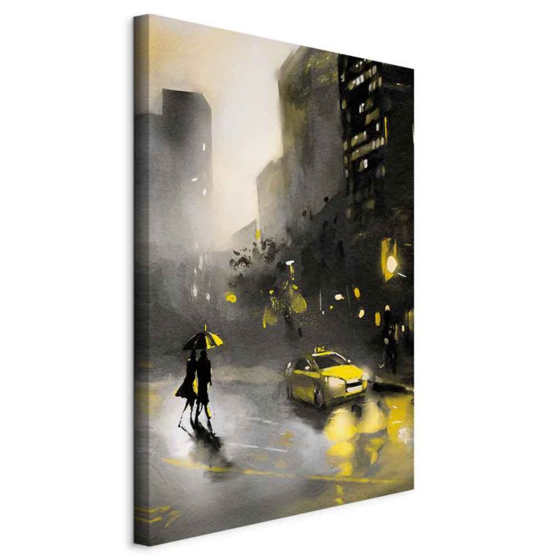 Obraz Artgeist Blask miasta 80 x 120 cm płótno włoskie 1 szt