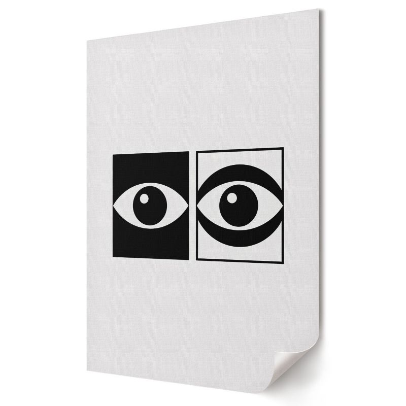 Plakat na ścianę Wallfluent Format A1 Kontrastowe oczy Artysta Agness 1 szt.