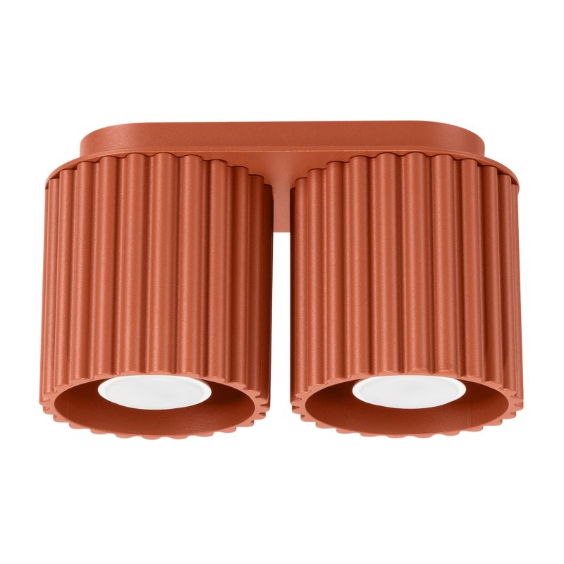 Reflektor sufitowy Pure Lume VISTAO ochra czerwona 2xGU10x10W IP20 wym:12x21x10cm - 1 szt.