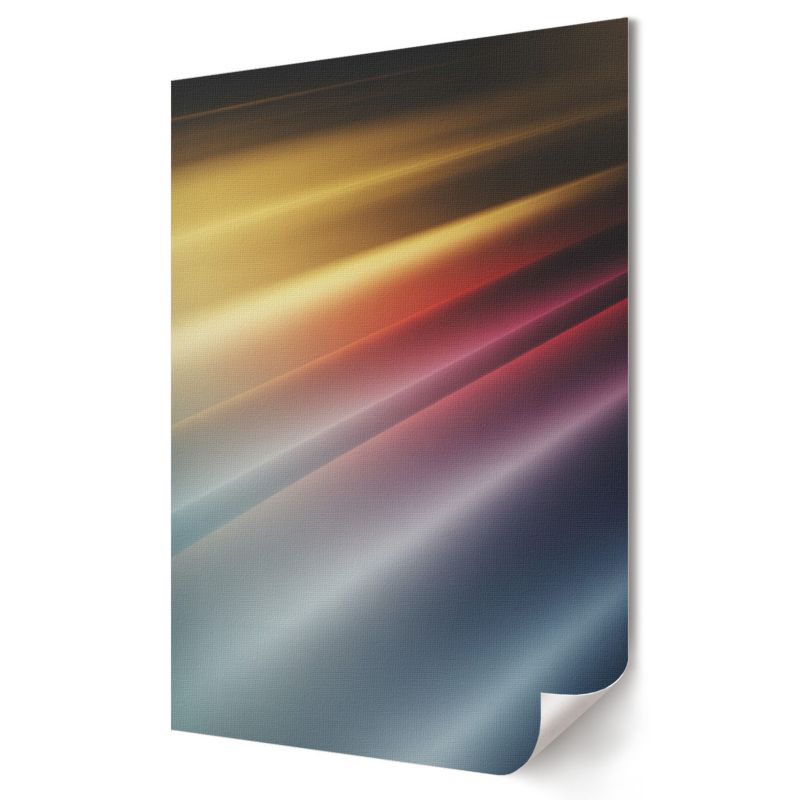 Plakat canvas Wallfluent Format A2 Kolorowe linie Artysta Maria "Vibe" Conti 1 szt.