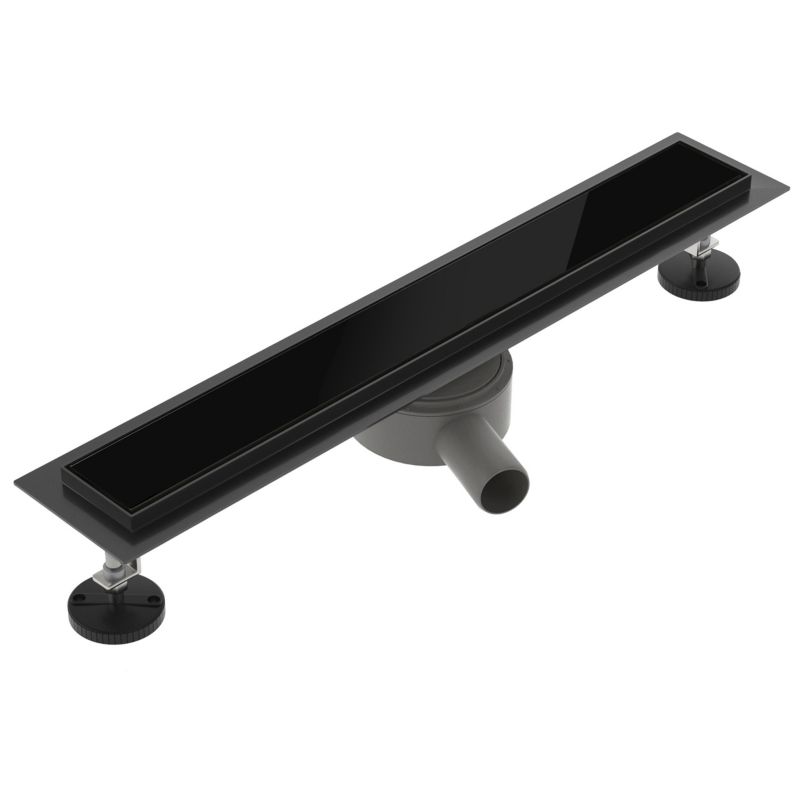 Odpływ liniowy obrotowy SEVANTE z maskownicą WK172 80 cm czarny FLAT 1szt.