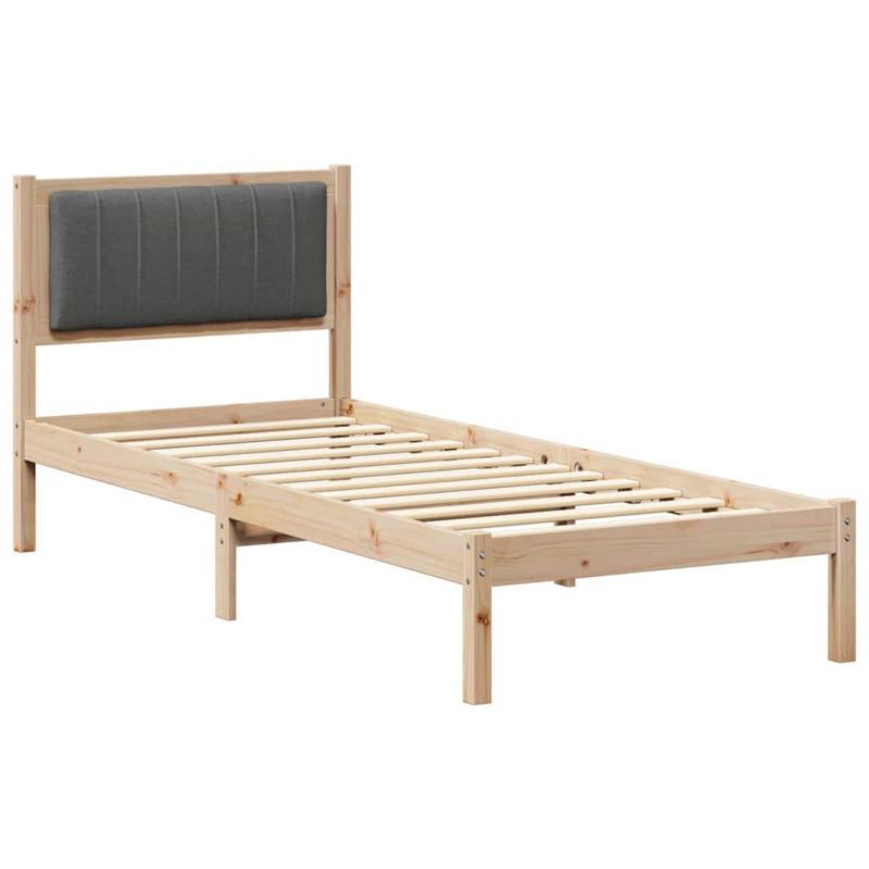 Łóżko Drewniane WaszeMeble 75x190 cm Brązowe WM-878300 1 szt.
