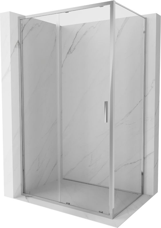 Kabina prysznicowa Mexen Exo rozsuwana 155 x 85 cm transparent chrom 1 szt.