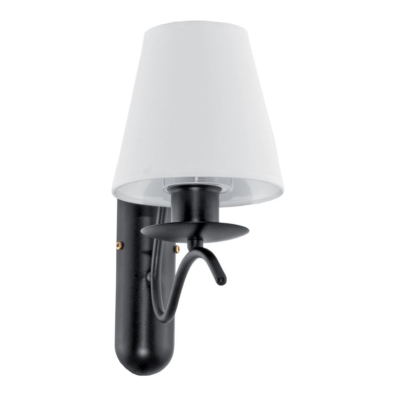 Kinkiet Ścienny EDYLIT Czarny Biały Abażur Industrial Loft 1xE27 RAMONA NEGRO 12-323 1 szt.
