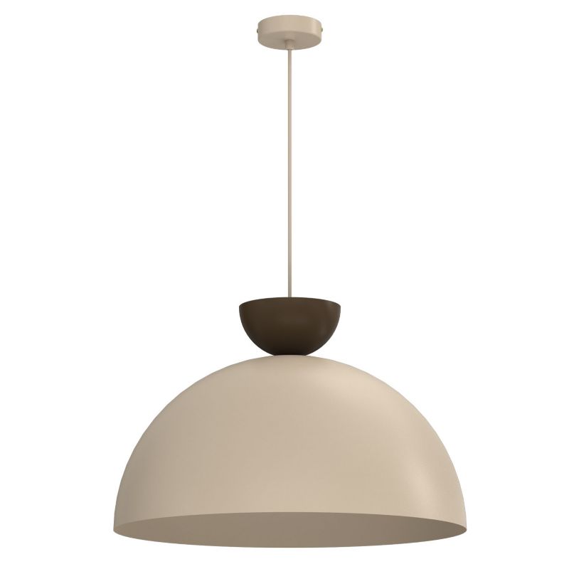 Lampa wisząca Luminex Nevis beżowa 1xE27x15W IP20 wym: 130x50x50cm - 1 szt.