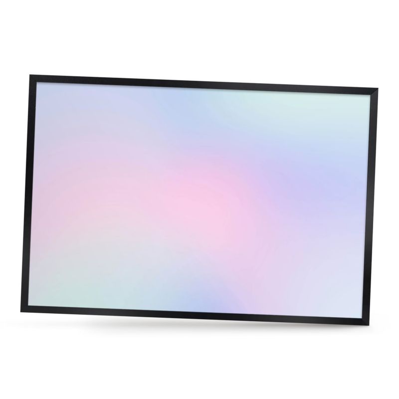 Tablica magnetyczna do salonu ArtPrintCave 60x40 Pastelowy gradient w czarnej ramie 1szt