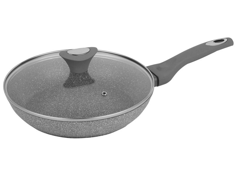 Patelnia granitowa 26 cm z pokrywką Klausberg kb-7317 1szt
