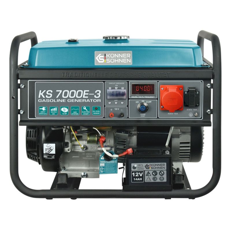 Agregat generator prądotwórczy Könner & Söhnen 5500W 13KM 400V 1szt
