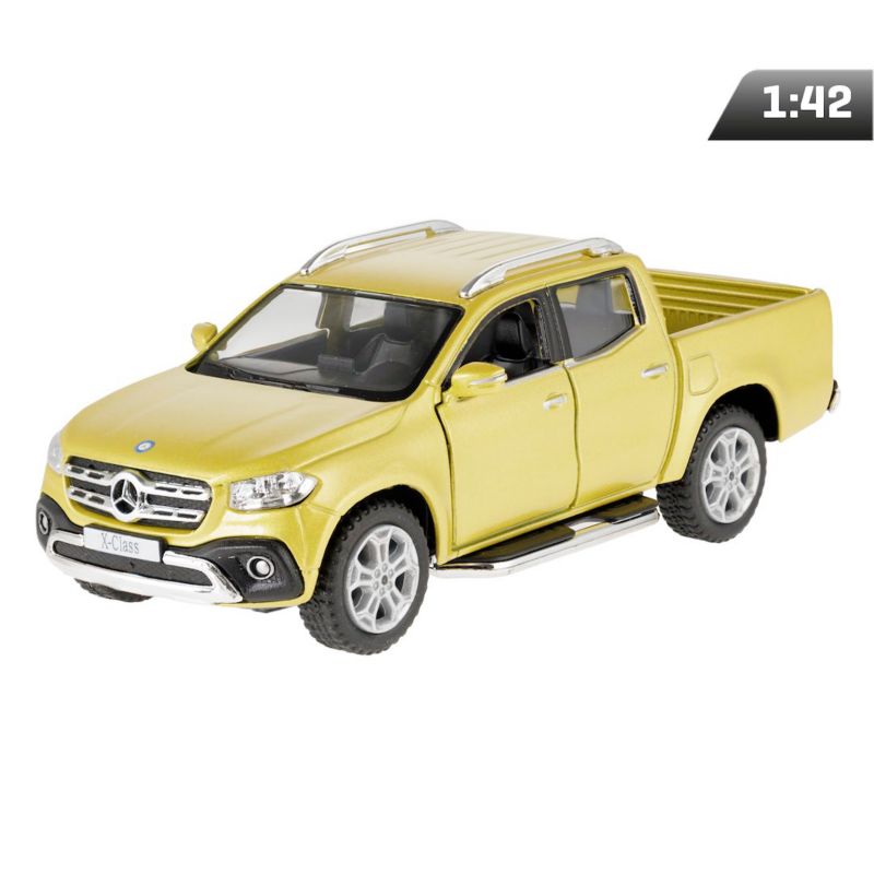 Model 1:42, Mercedes-Benz X-Class, żółty, Carmotion, 1 szt