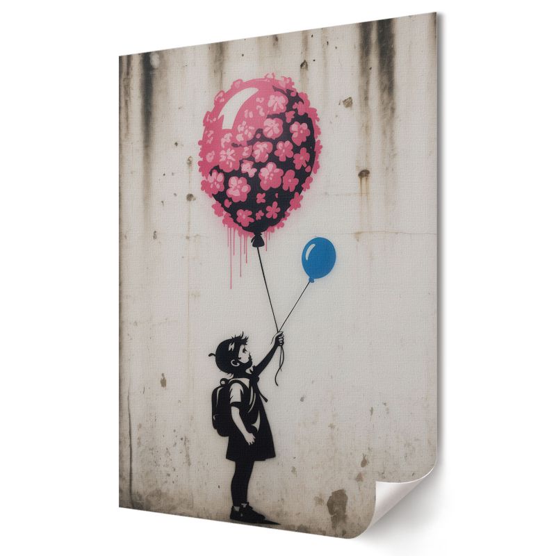 Plakat canvas Wallfluent Format A3 Dziecko graffiti Artysta Sableen 1 szt.