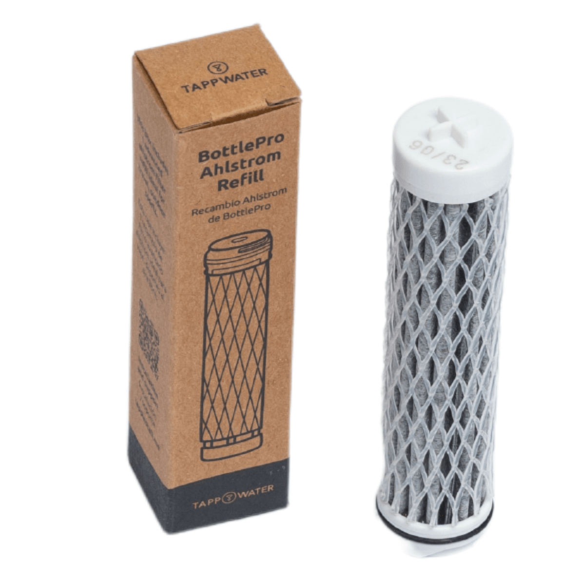 Wkład filtrujący Tappwater Ahlstrom Refill do butelki BottlePro.