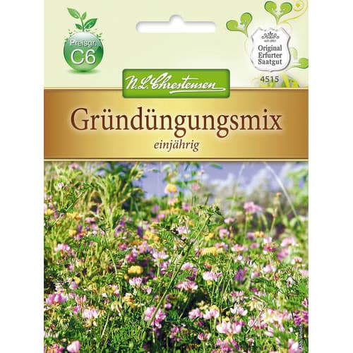 Mieszanka roślin na zielony nawóz Starter Mix - Nasiona. Ilość w opakowaniu: 1 opak - GradinaMax