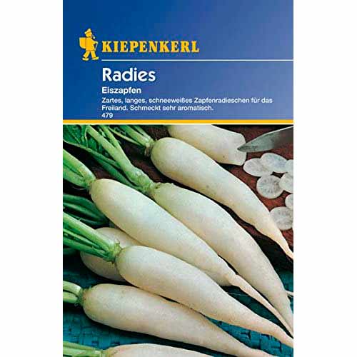 1 szt, Rzodkiewka White Icicle - Nasiona: Ilość w opakowaniu: 450 szt.