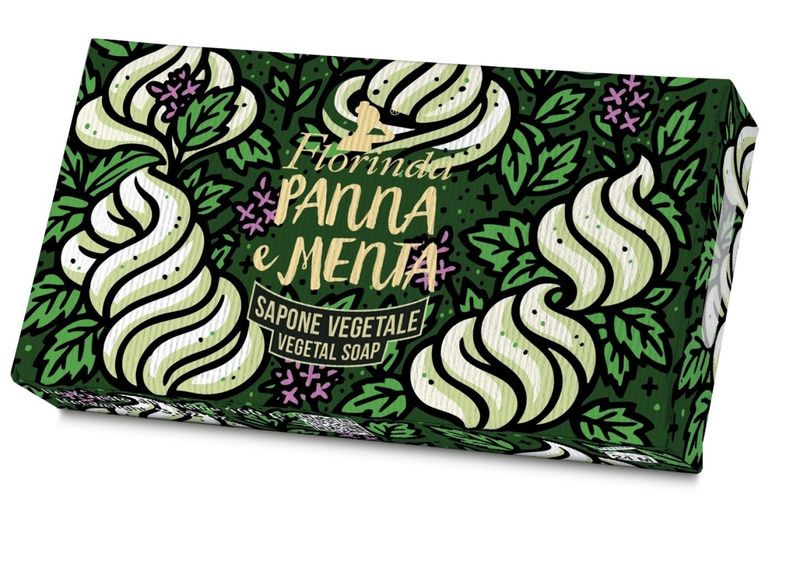Florinda Mydło Naturalne – Krem i Mięta, 100 g