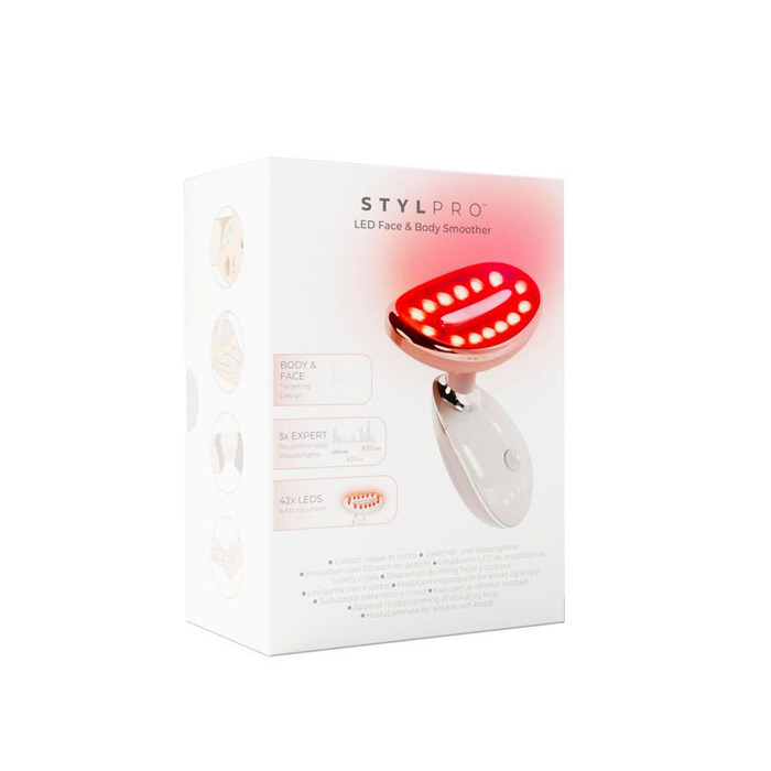 STYLPRO LED Face & Body Smoother, urządzenie LED wygładzające do pielęgnacji twarzy i ciała