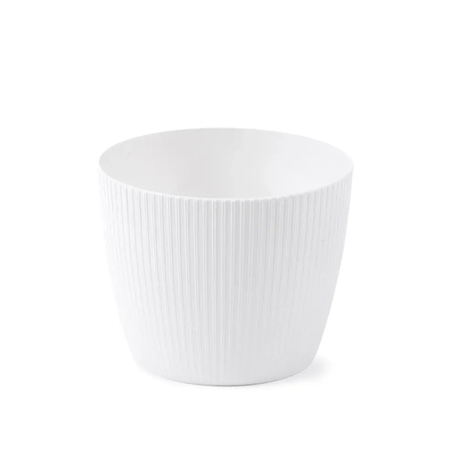 Osłonka Magnolia recycled biała - śr. 26 cm