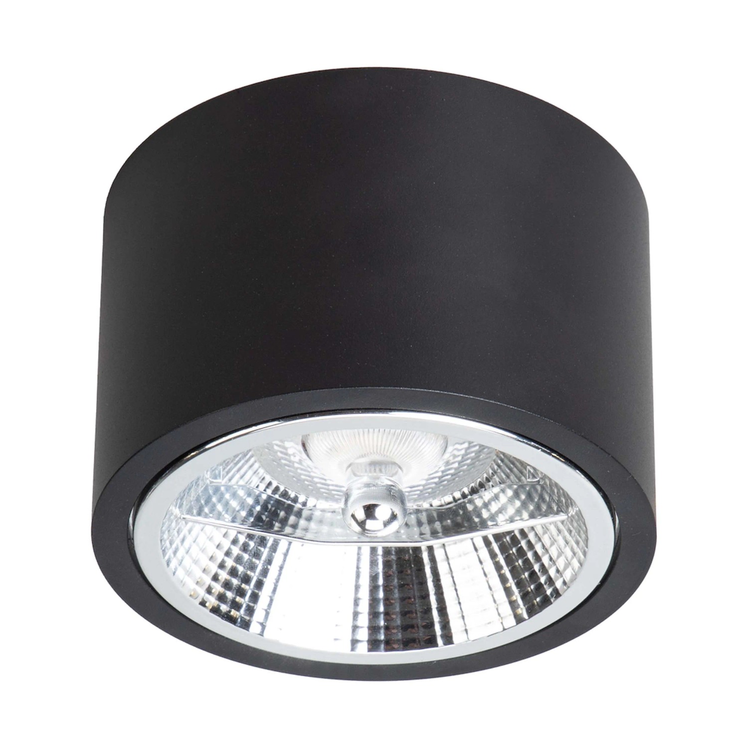 MiLAGRO Oprawa natynkowa REDONDO 1xAR111 15W LED czarna
