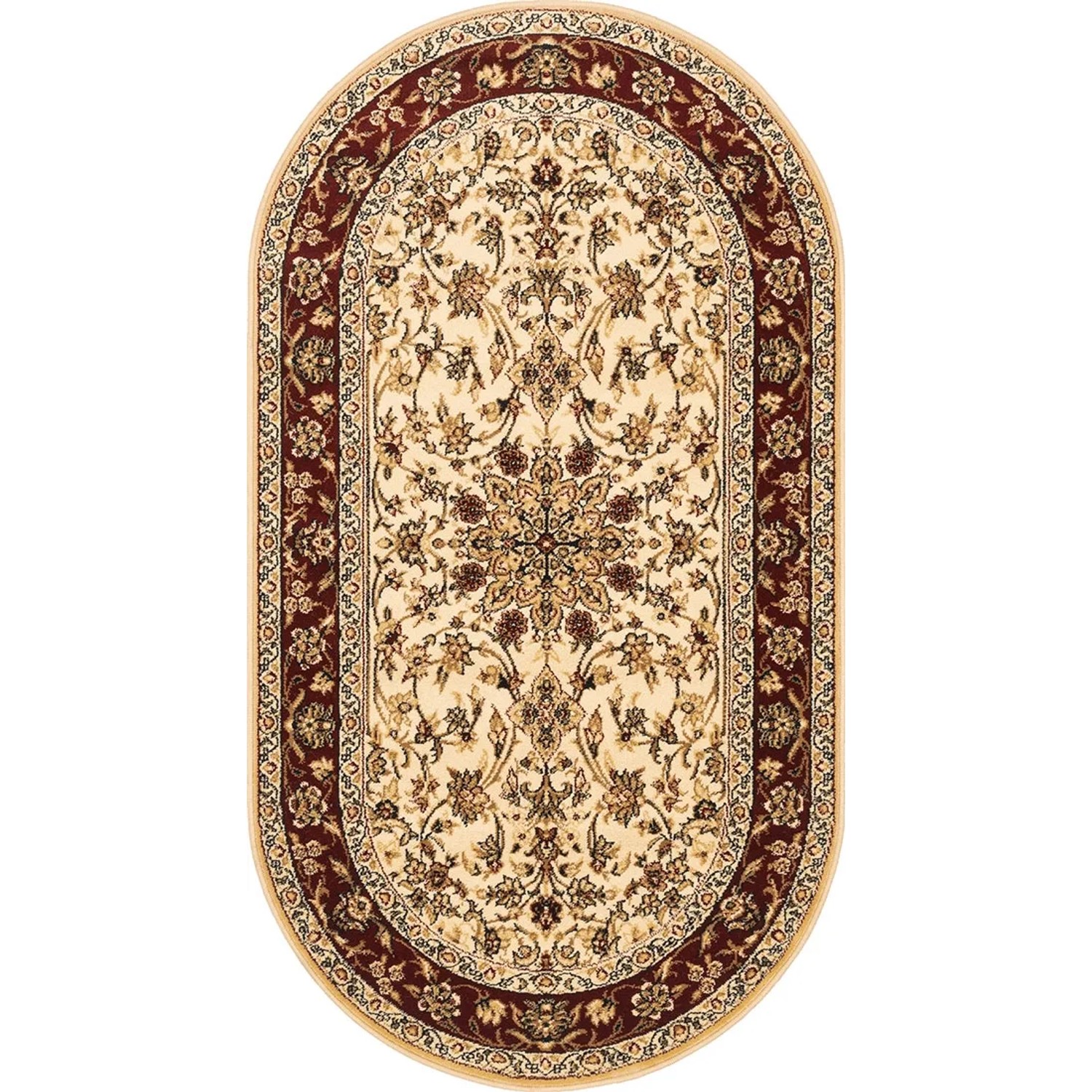 Agnella Dywan STANDARD SAMIR owalny 100 x 180 cm krem