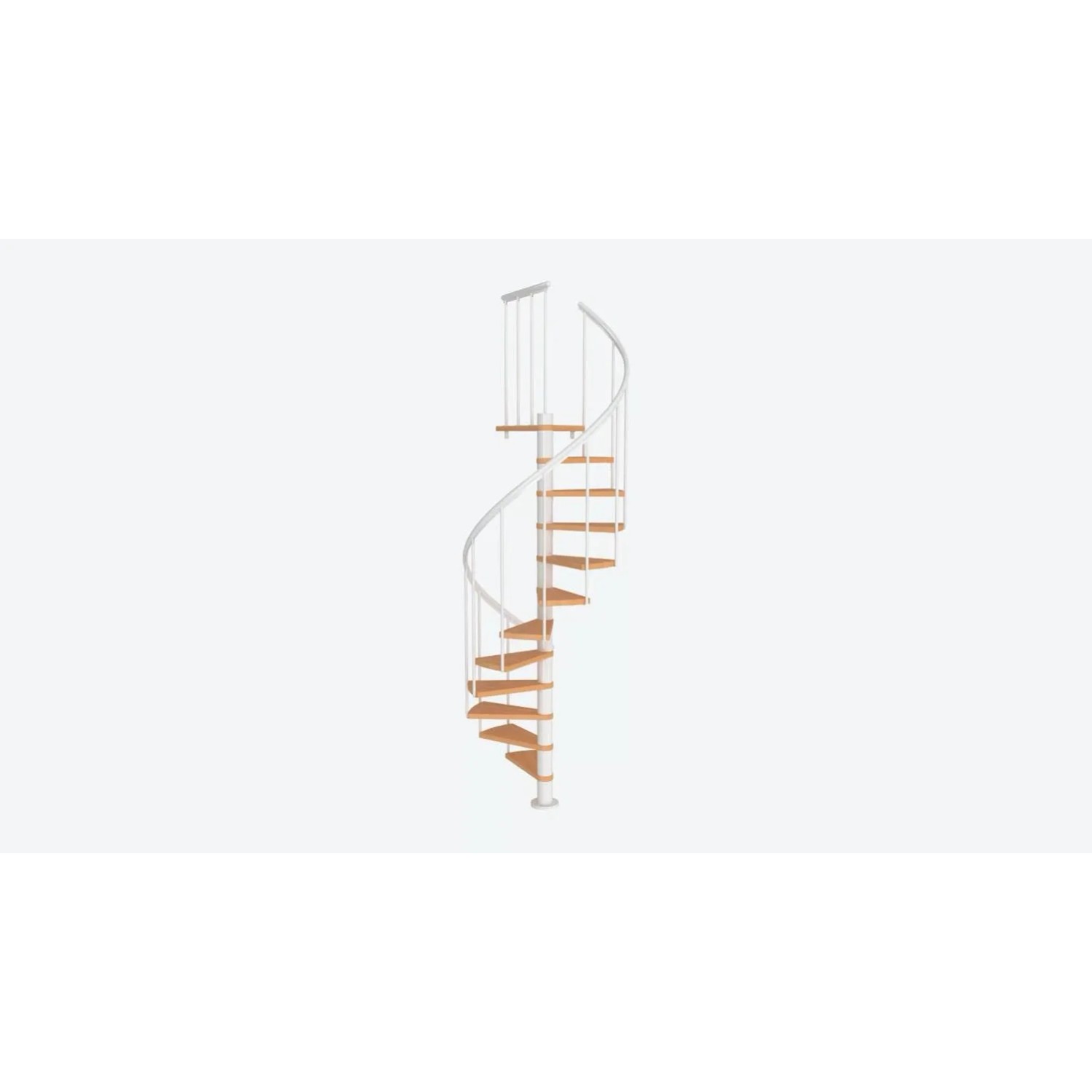Dolle Schody spiralne Montreal 160 dąb olejowany białe max.H352,5