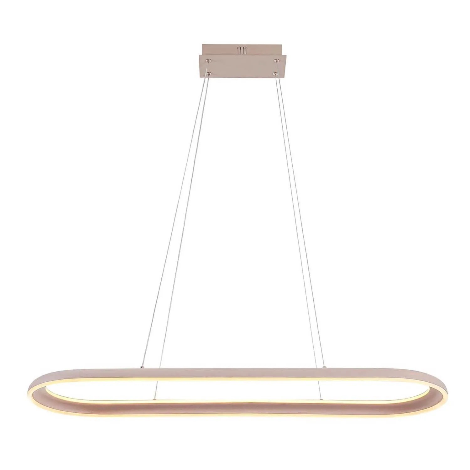 Goldlux Lampa wisząca LED CASHMERE OVAL 80W 4000K 10500lm biała