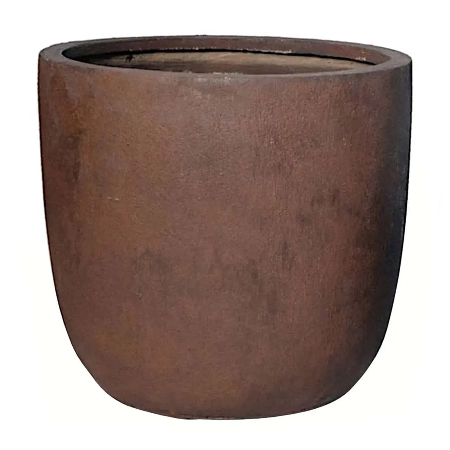 Donica clayfibre Texas egg rdzawa - 25 x 25 cm