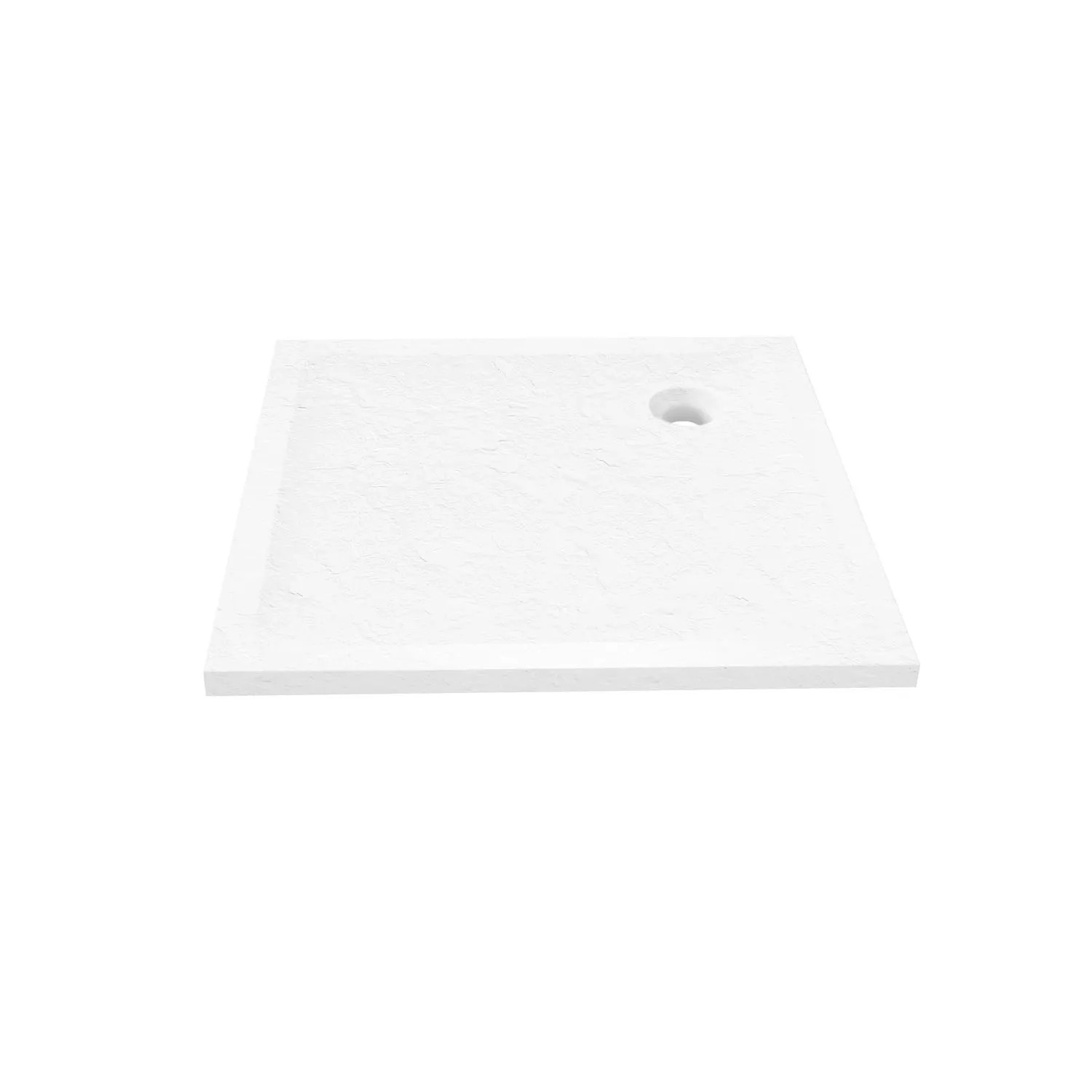 Signika Brodzik kwadratowy Tauro 80 akryl biały 80 x 80 x 4,5 cm