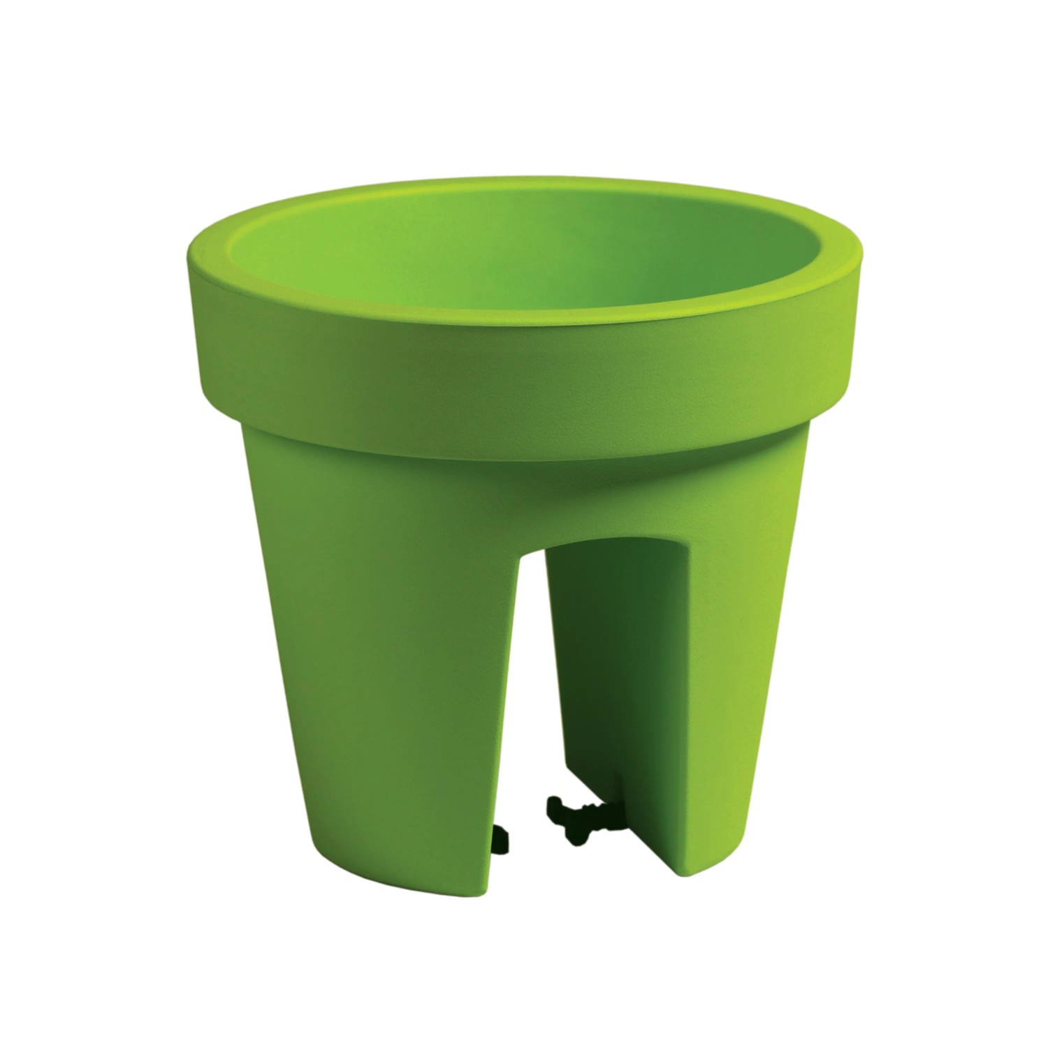 Prosperplast Doniczka balkonowa na balustradę Lofly Raili 24,5 cm limonka 6,7 l
