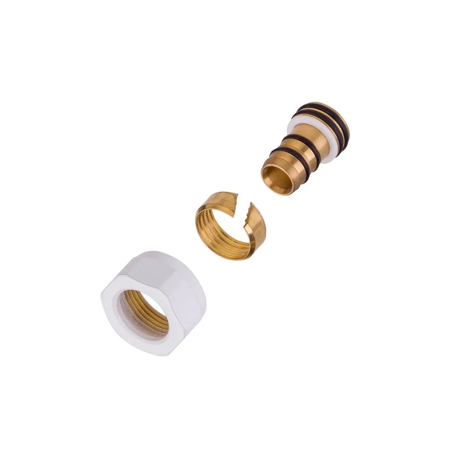 Schlösser Złączka PEX 2 sztuki biała M22 x 1,5