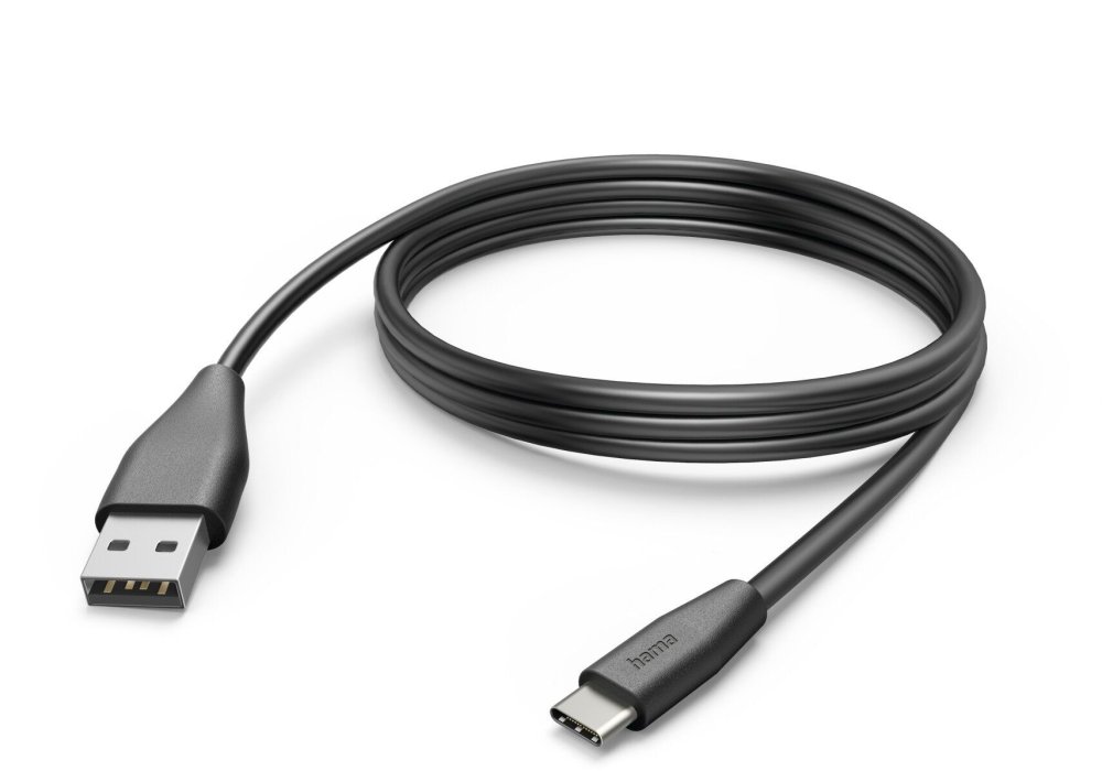 Kabel ładujący Hama USB Type-C, 3m, czarny