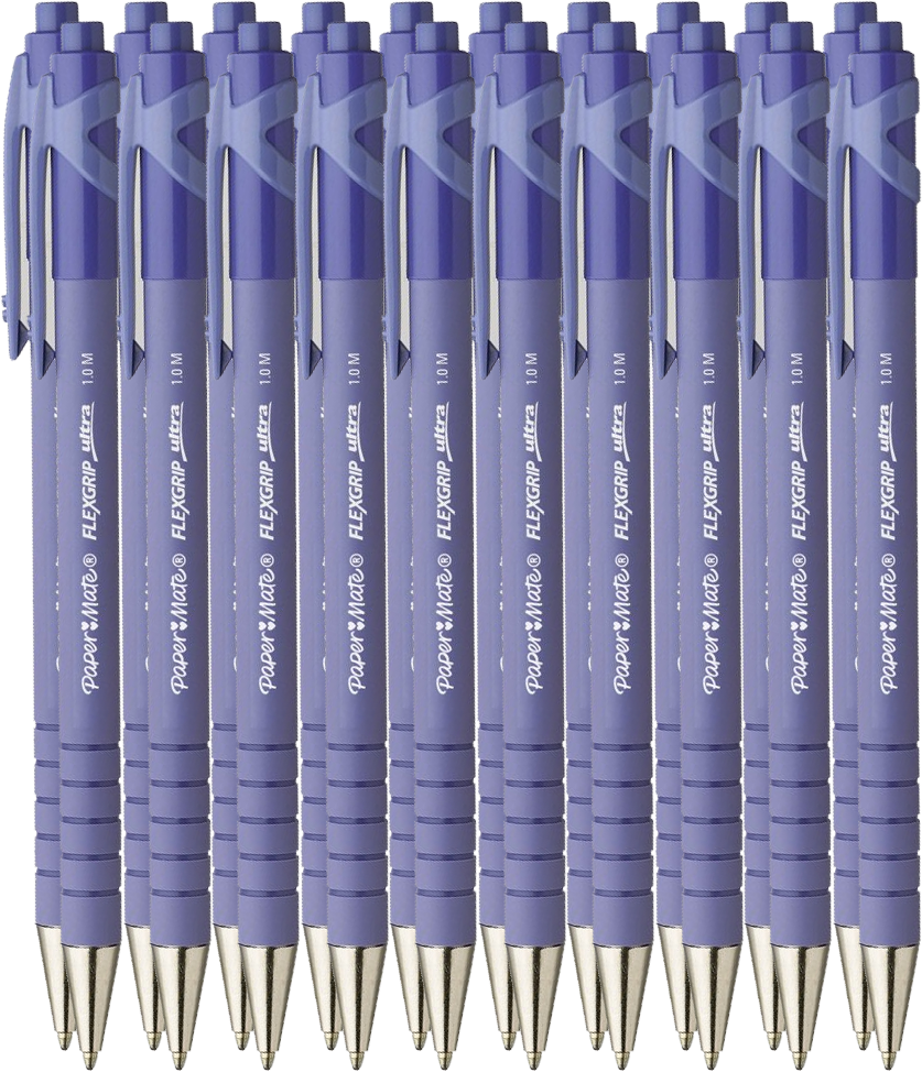 20x Długopis automatyczny Paper Mate, FlexGrip RT, 0.4mm, niebieski