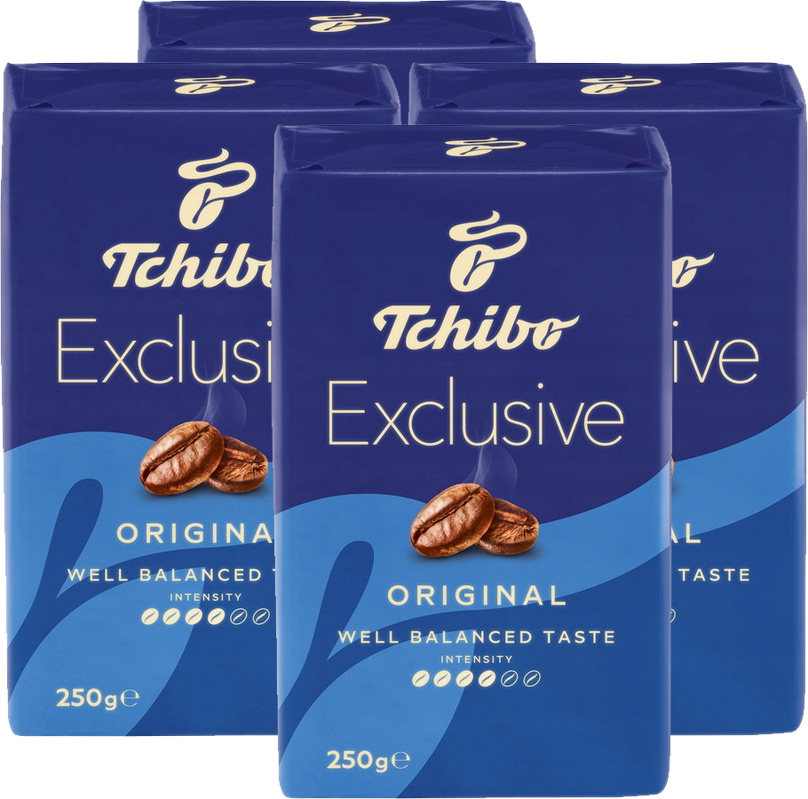 4x Kawa mielona Tchibo Exclusive, 250g