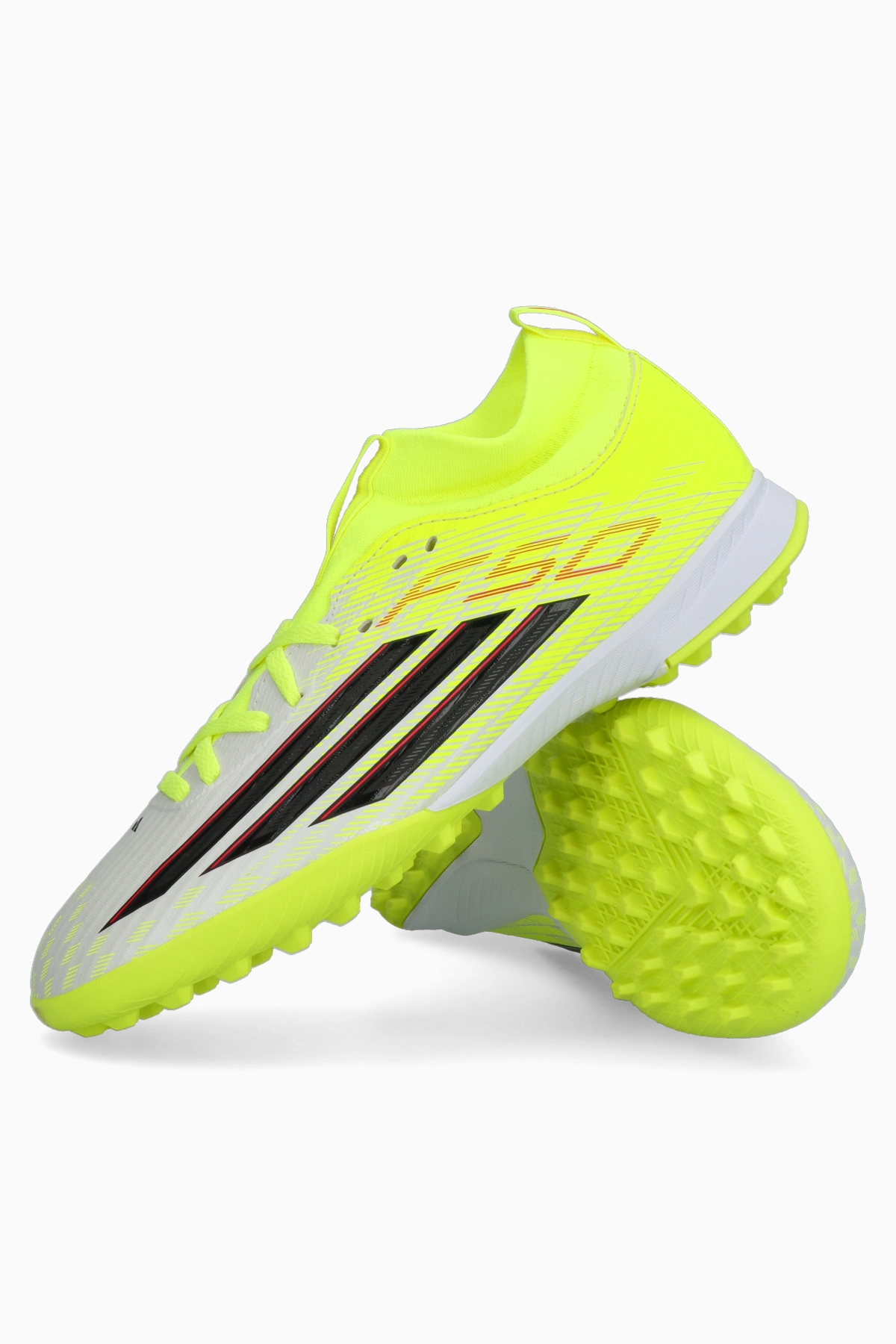 Turfy adidas F50 League Mid TF Junior - Żółty