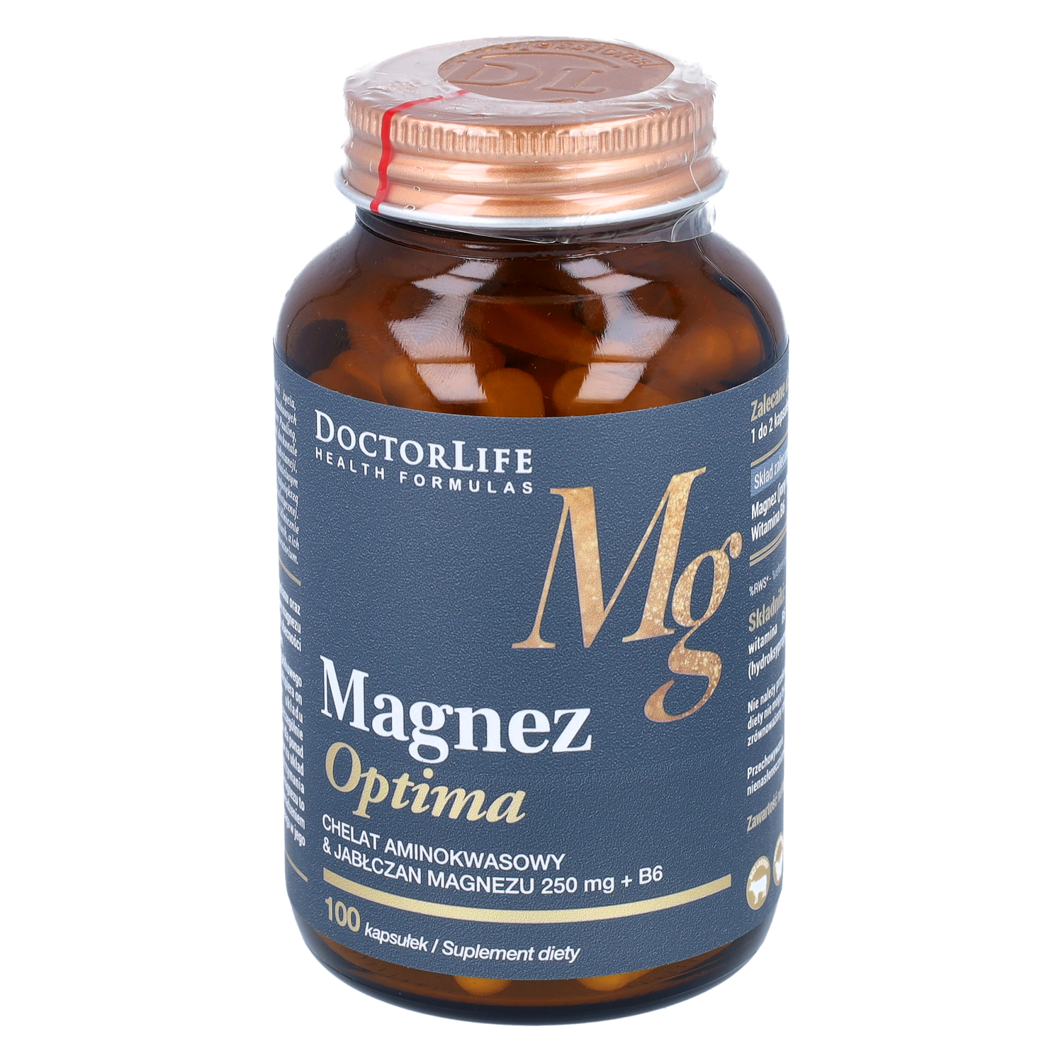 Doctor life magnez optima, 100 kapsułek